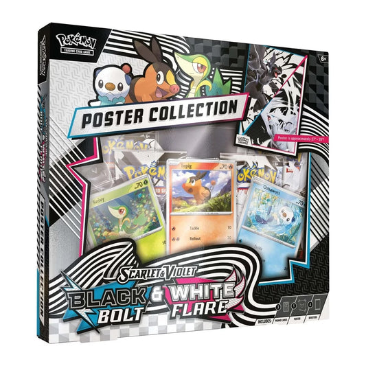 Pokémon TCG: Scarlet & Violet – Black Bolt & White Flame Poster Collection