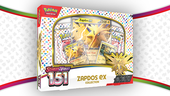 Pokemon Scarlet & Violet 151 Zapdos EX Collection Box